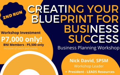 Creating Your Blueprint for Business Success – NOW ON ITS SECOND RUN!